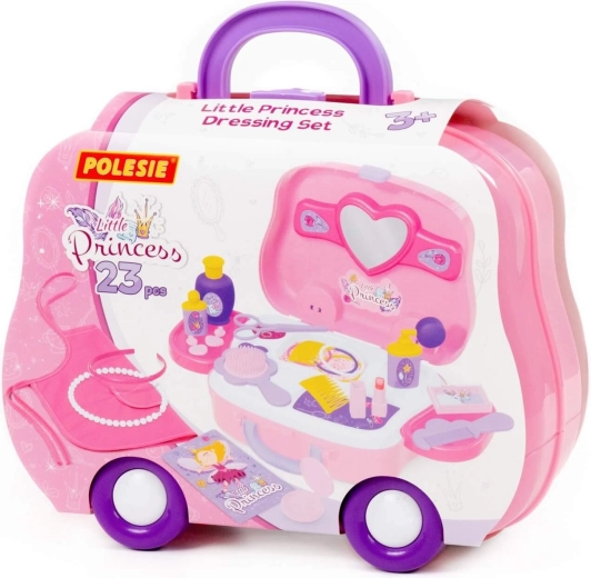 Rolling suitcase for little princesses