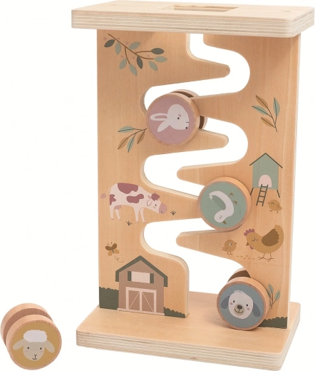 Дървен лабиринт с животни 2Kids Toys