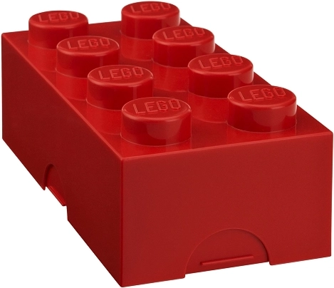 LEGO кутия за закуска – червена
