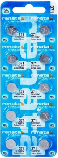 Renata 371 батерия тип копче 1,55 V (10 бр.)