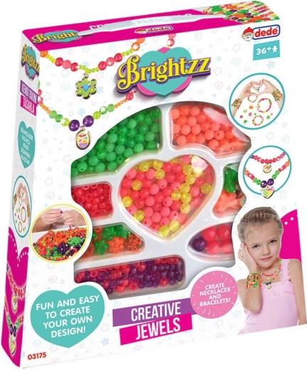 Bino stringing beads with pendants – creative set for children’s jewelry
