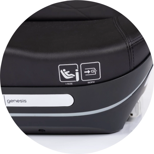 Secure ISOFIX fastening with indicators