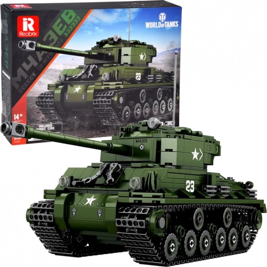 Reobrix Sherman M4A3E8 World of Tanks Tank Building Set