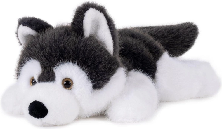 Plush Husky Lying 30 cm