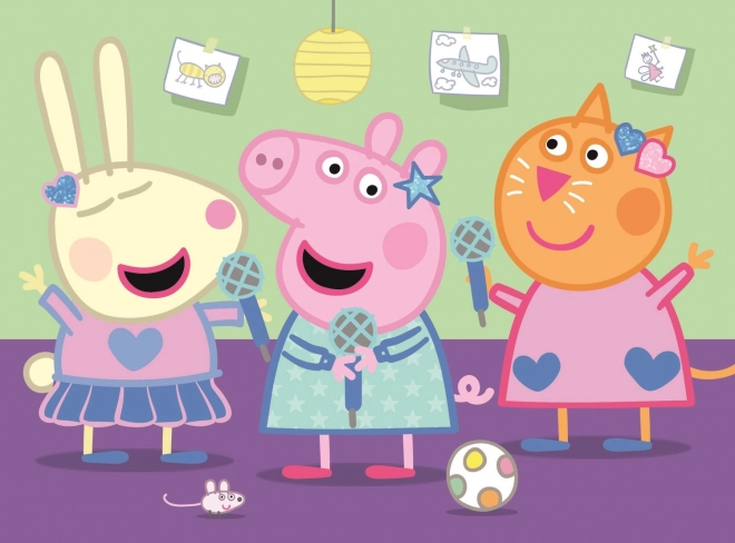 Пъзел miniMAXI 20 части PEPPA PIG караоке – Trefl