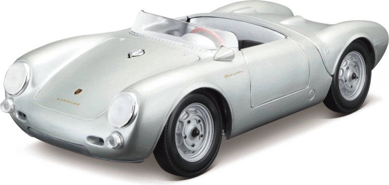 Maisto Porsche 550 A Spyder silver 1:18 car model