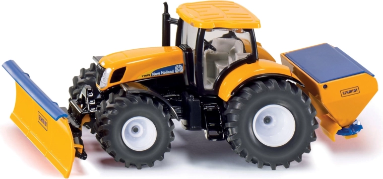 SIKU Super Tractor with Front Blade and Salt Spreader