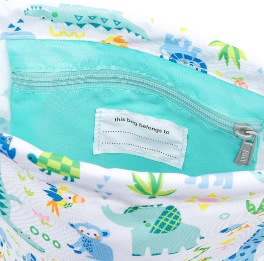 A Little Lovely Company kids’ jungle drawstring gym bag
