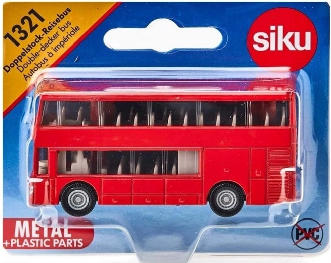 Siku double-decker city bus, metal