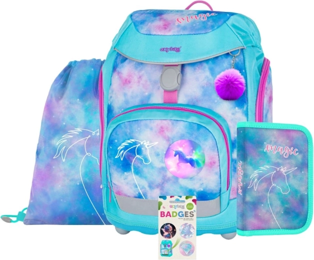 Ученически комплект OXY Sherpy Unicorn, 4 части