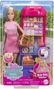 Barbie Malibu игрален комплект за пазаруване с кукла