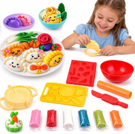 Dumpling-Making Modeling Set
