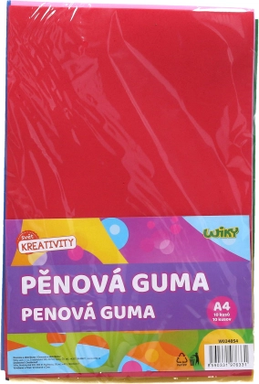 Foam Rubber A4 20x30 cm, set of 10 sheets