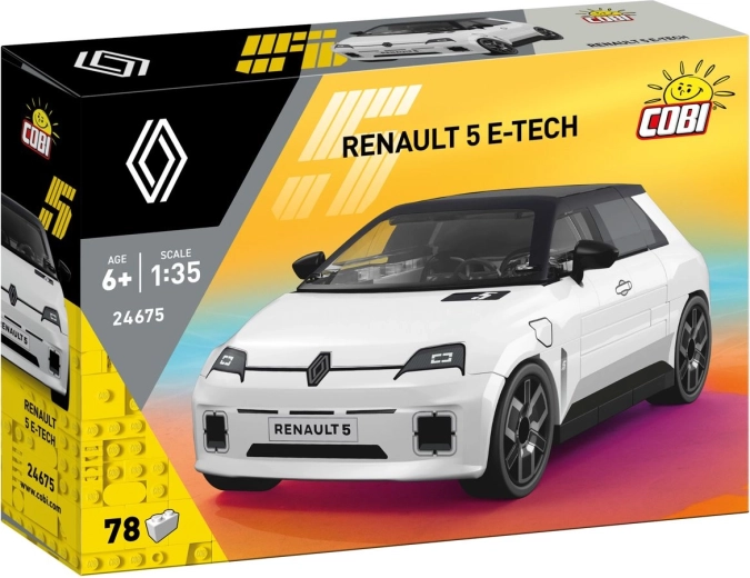Cobi Renault 5 E-Tech Electric 1:35 (78 pieces) - 1 piece