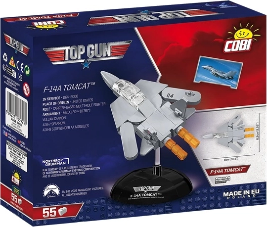 Cobi Top Gun F-14A Tomcat aircraft building set 1:300