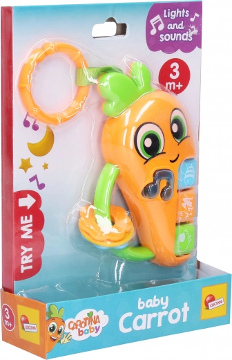 Играчка морковче с ефекти 16 см CAROTINA