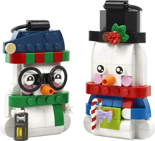 Two snowmen full of details