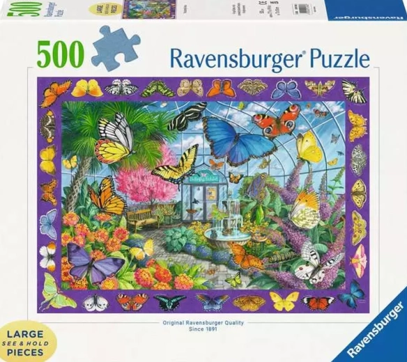 Пъзел Ravensburger Павлион на пеперудите XXL 500 части