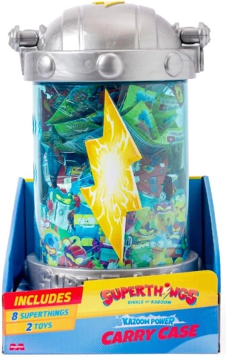 SuperThings Kazoom Power преносим калъф за фигурки + 8 изненади