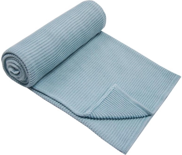EKO bamboo blanket turquoise 80 × 100 cm