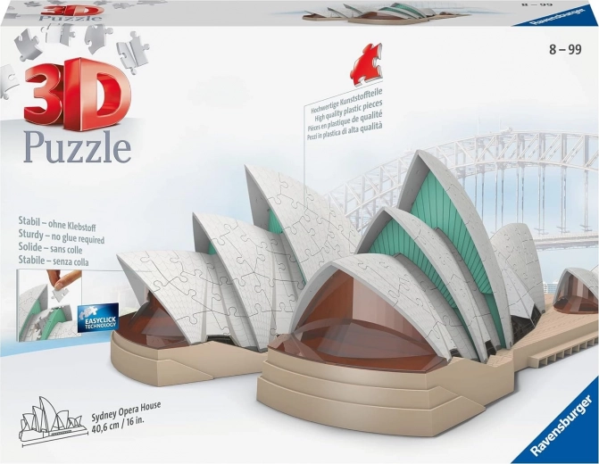 Ravensburger 3D пъзел Сидни Опера – 216 части