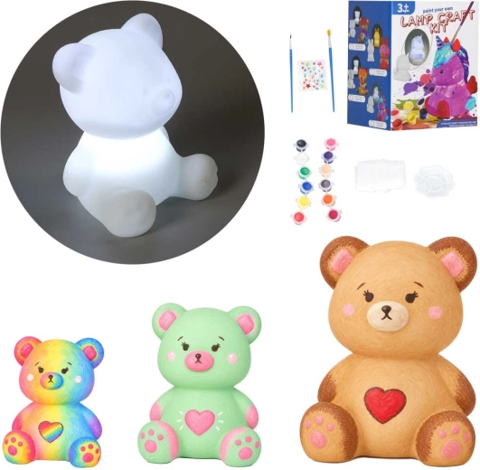 Children's Bear Painting Night Light