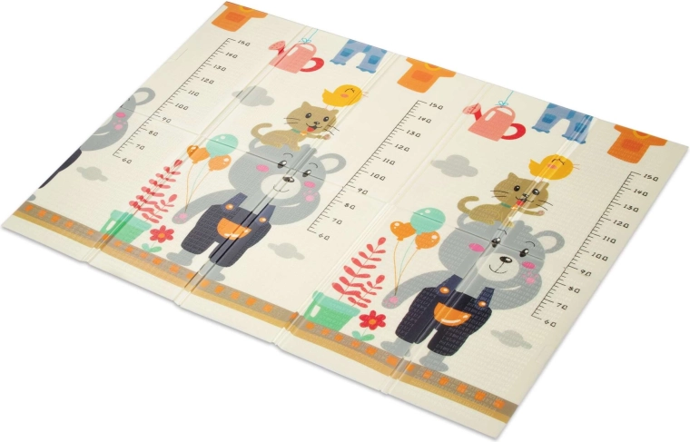 Двулицева графика с височинна мерилка