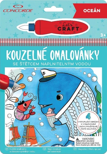 Вълшебни книжки за оцветяване CONCORDE – океан
