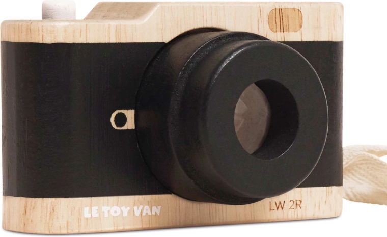 Le Toy Van retro wooden camera with kaleidoscope