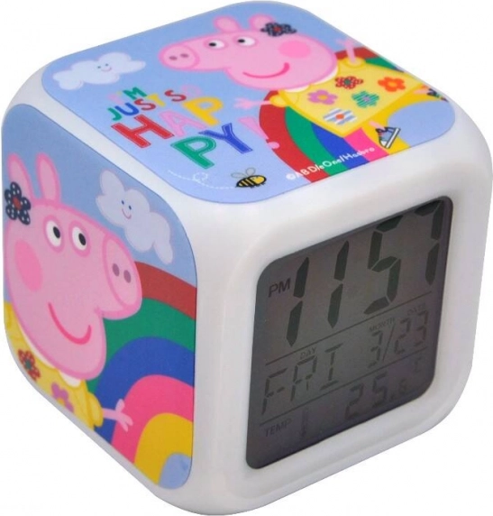 Peppa Pig Digital Alarm Clock (cube) KiDS Licensing - 1 piece