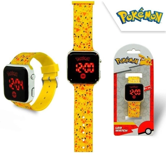 Дигитален LED часовник Pokémon