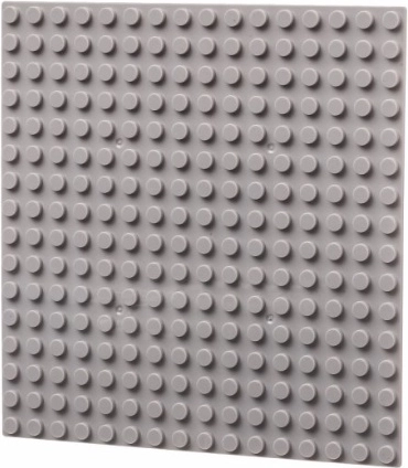Baseplate 16×16 light gray