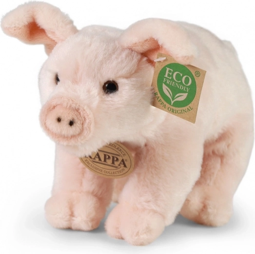 Плюшено домашно прасенце 20 см ECO‑FRIENDLY Rappa