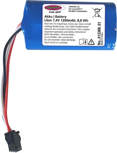 Li-Ion батерия Jamara за багер Volvo EC160E 7,4 V 1200 mAh
