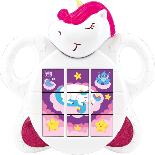 Interactive Sliding Puzzle Unicorn with Sounds