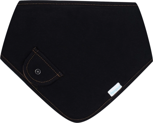 Spring infant neck warmer New Baby Special One, black, size S