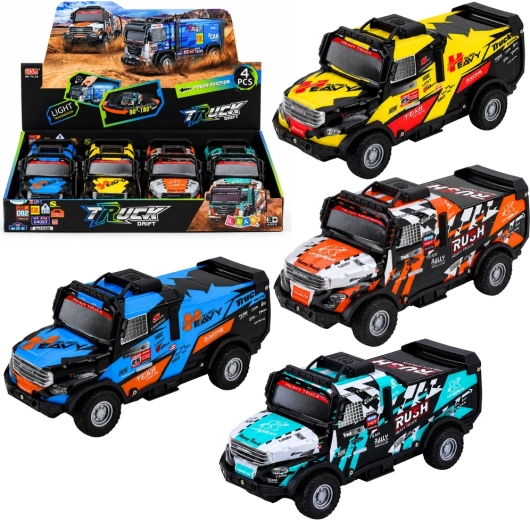 Off-road car with friction drive, lights and sounds 22.5 cm - 1 piece