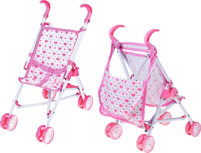 Foldable everyday stroller for dolls