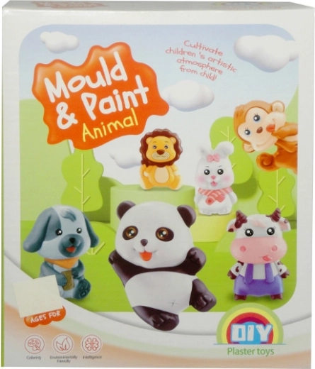 Creative Set – Plaster Figurines for Painting with Magnets