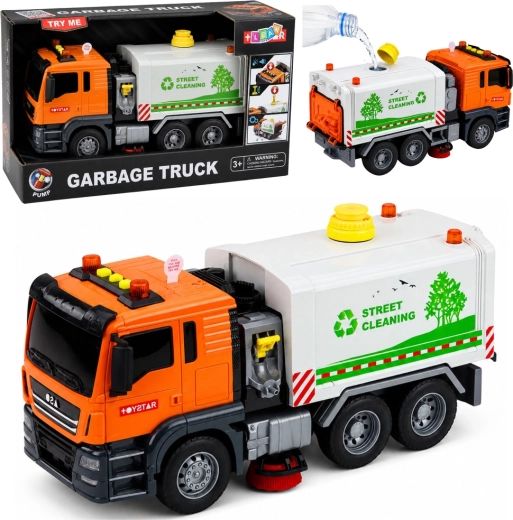 Garbage Truck детска улична метачна цистерна с пръскане на вода, светлини и звуци