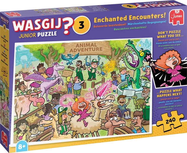 Jumbo Wasgij Junior 3: вълшебна среща – пъзел 240 части