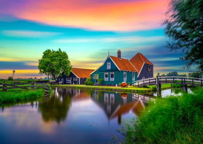 Enjoy puzzle Farmhouse in the Netherlands 1000 pieces