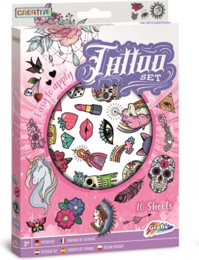 Grafix Temporary Tattoo Set for Girls