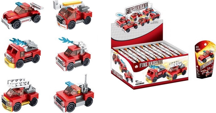 Fire truck building set - 1 piece