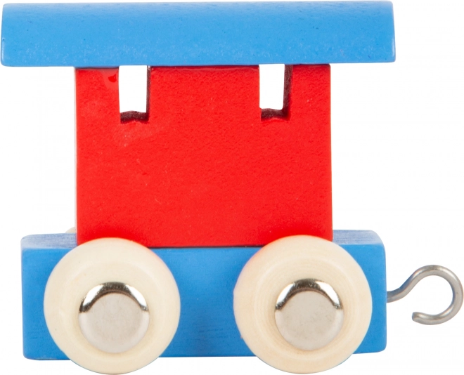 Small Foot colorful wagon for wooden train sets