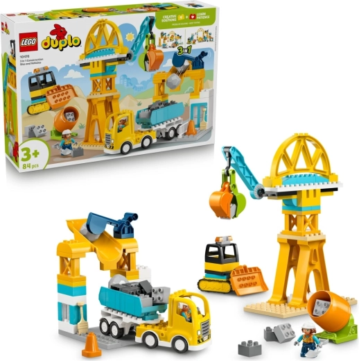 LEGO DUPLO строителна площадка и превозни средства 3 в 1