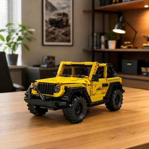 Large off-road wheels for action play