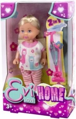 Evi Love doll with 2-in-1 vacuum cleaner for the home 12 cm