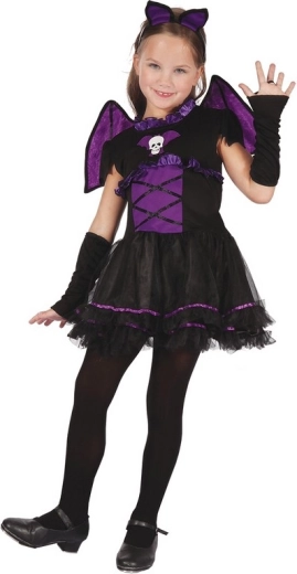 Bat Queen Carnival Dress for Children 110–120 cm