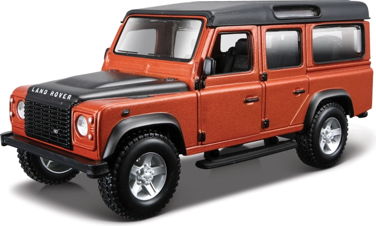 Bburago Land Rover Defender 110 оранжев металик 1:32